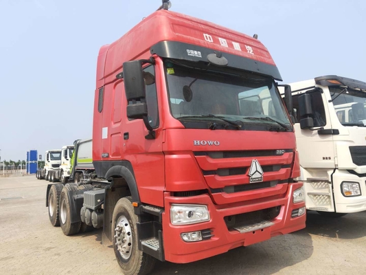 Sinotruk HOWO 6*4 Gebruikte aanhangwagen hoofd trekker vrachtwagen ladingcapaciteit 21-30t woningkracht 420 pk