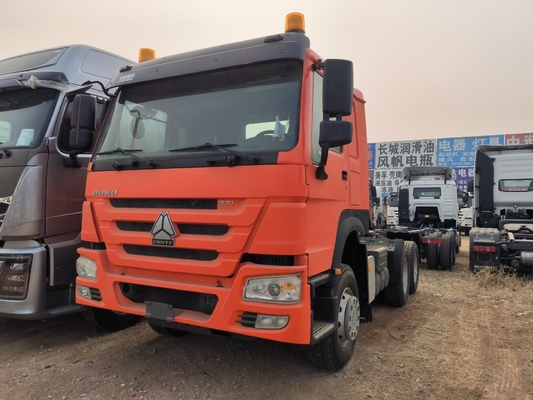 Gebruikte Sinotruk HOWO Tractor Trailer Head Prime Mover 6X4 D12.42-20 Motor snelheidsverhouding 3.7