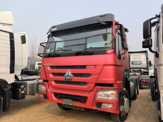 Gebruikte Sinotruk HOWO Tractor Trailer Head Prime Mover 6X4 D12.42-20 Motor snelheidsverhouding 3.7
