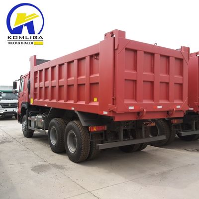 25-30 ton Capaciteit Euro2 Sinotruck HOWO 371/375HP Dump Tipper Trucks in Tanzania