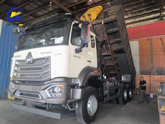 Sinotruk Hohan 6X4 371HP/375HP 20cbm Hyva Hoist Dump Truck met 300L Tanker