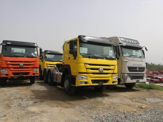 Sinotruk HOWO 6X4 Traktor Truck Head voor Mini Trailer Truck Emissie Standard Euro 2
