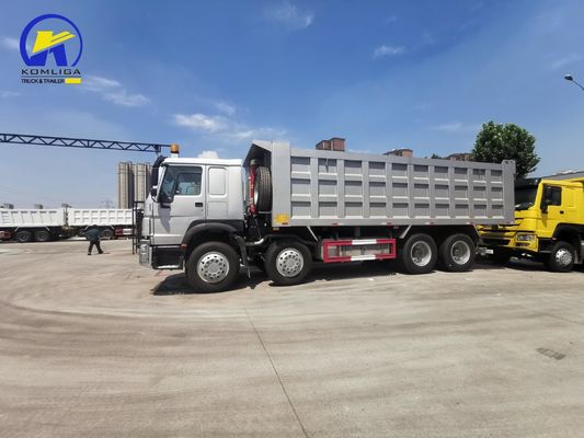 Sinotruck HOWO 8X4 Dumping Truck 12wheels Euro2/3 Heavy Duty Made in Tire 10 1spare