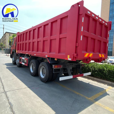 / Gebruikt 8X4 12 Wielen Sinotruk HOWO Tipper Truck DOT Gecertificeerd en aangepast Aanvraag