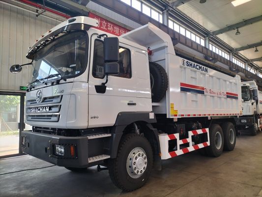 Shacman 6X4 Tipper Truck met Front Lifting en 20cbm Bucket Dimension 5600X2300X1500