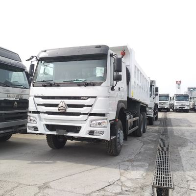 10 Wielen 6X4 Sinotruk HOWO Tipper Truck en Gebruikt 8500*2500*3400mm band 10 1spare
