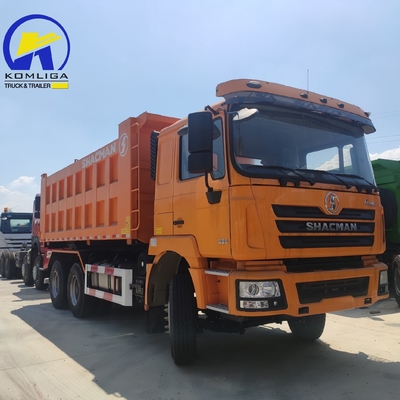 Professionele ontwerp DOT gecertificeerd 10 1spare band Truck Benne 6X4 Shacman dump truck