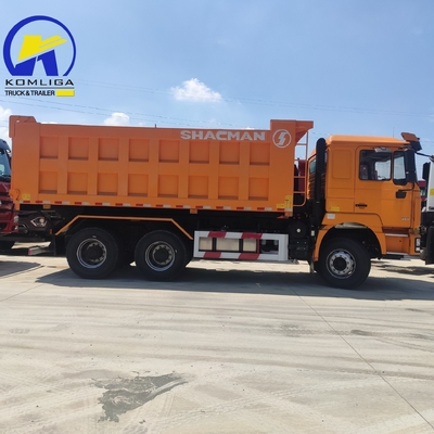 Professionele ontwerp DOT gecertificeerd 10 1spare band Truck Benne 6X4 Shacman dump truck