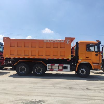 10 Wielen Shacman 6X4 Dump Truck Tipper Truck Blauwe motor Capaciteit &gt;8L voor uw behoeften