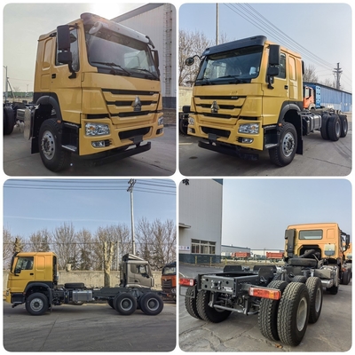 Gebruikte Sinotruk HOWO T7 Hohan 6X4 10wheel 340HP 380HP 400HP 430HP trekker met onderdelen