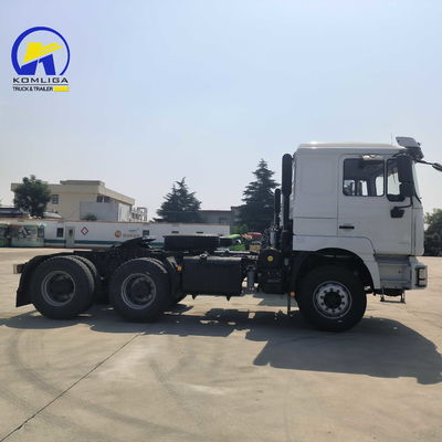 Vooras 9tons laadvermogen Gebruikte Shacman F3000 6X4 Diesel Prime Mover Tractor Truck