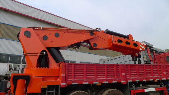 HOWO 6X4 vrachtwagen met kraan vrachtwagen gemonteerde kraan 25-30 ton capaciteit aanpassing