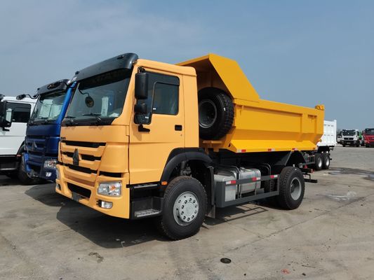 LHD/Rhd Chinese Sinotruk HOWO 6X4 4X2 Tipper Truck 8500*2500*3400mm Paardenkracht 420 pk