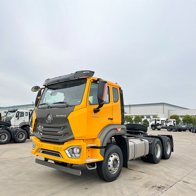 400 pk HOWO T7 400 pk trekkerkop Gebruikte trekkertruck Ideaal voor het vervoer van goederen over lange afstanden