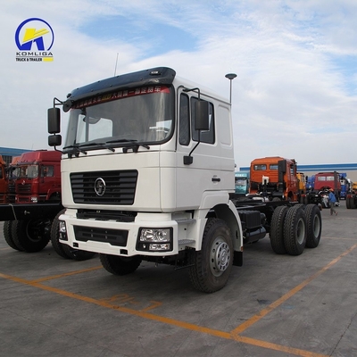 6X4 aandrijving Shacman X3000 Prime Mover Golden Color Tractor Truck