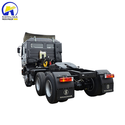 6X4 aandrijving Shacman X3000 Prime Mover Golden Color Tractor Truck
