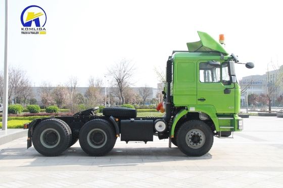 Cab Hw76 Cab Yellow 6X4 10wheel 380HP 400HP 420HP Hoofd Tractor Trailer Gebruikte Tractor Truck