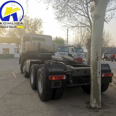 Sinotruk HOWO T7 8X4 400 pk zware aanhangwagen trekker vrachtwagen met 5600X2300X1500 emmer