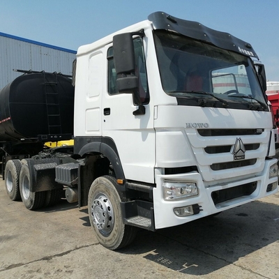 Gebruikte Sinotruk HOWO 6X4 10wheel 375HP Wit trekker Truck hoofd met aangepaste aanvraag