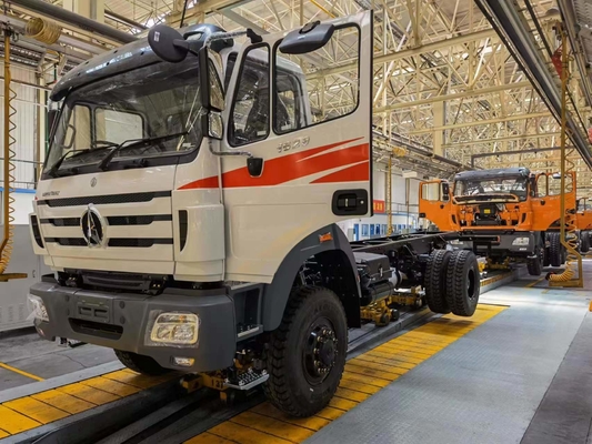 Beiben Benz 4X2 6X4 Prime Mover Tractor Head Truck met radiale banden