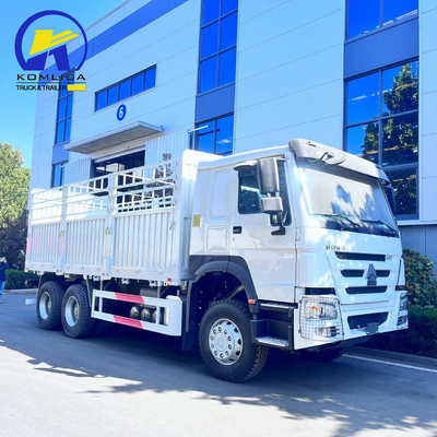 Transport Gebruikt 6X4 4X2 Box Cargo Truck met Ventrale Tipper Hydraulisch Liften Gebruikt