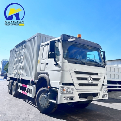 Transport Gebruikt 6X4 4X2 Box Cargo Truck met Ventrale Tipper Hydraulisch Liften Gebruikt