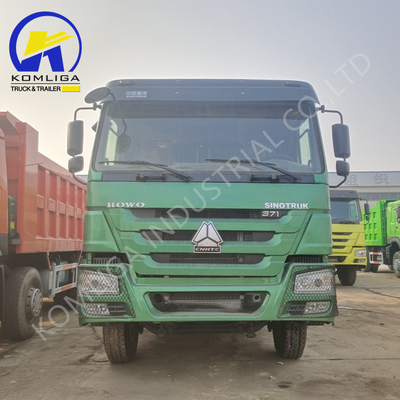 Zf8118 stuursysteem Rood 371HP 2020 Jaar Gebruik in goede staat Sinotruk HOWO dump truck