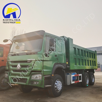 Zf8118 stuursysteem Rood 371HP 2020 Jaar Gebruik in goede staat Sinotruk HOWO dump truck