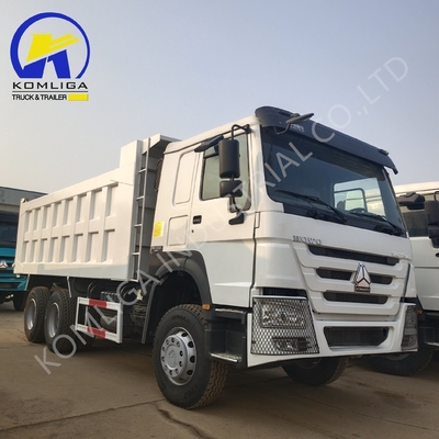 Technische onderdelen Ondersteuning tweedehands 371 pk 6x4 10 wielen Sinotruk HOWO Tipper Truck