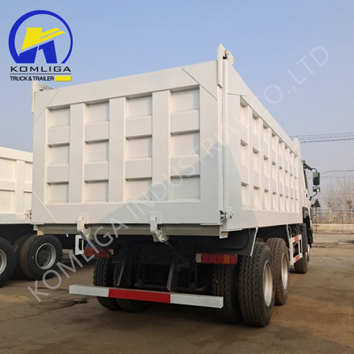 Technische onderdelen Ondersteuning tweedehands 371 pk 6x4 10 wielen Sinotruk HOWO Tipper Truck