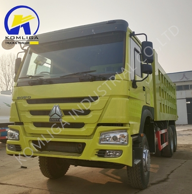 16 ton laadvermogen Achsaxel HOWO gebruikte kantelwagen ZZ3257N3847A met goed in 2020