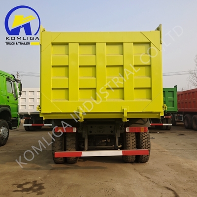 16 ton laadvermogen Achsaxel HOWO gebruikte kantelwagen ZZ3257N3847A met goed in 2020