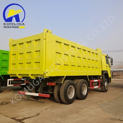 16 ton laadvermogen Achsaxel HOWO gebruikte kantelwagen ZZ3257N3847A met goed in 2020