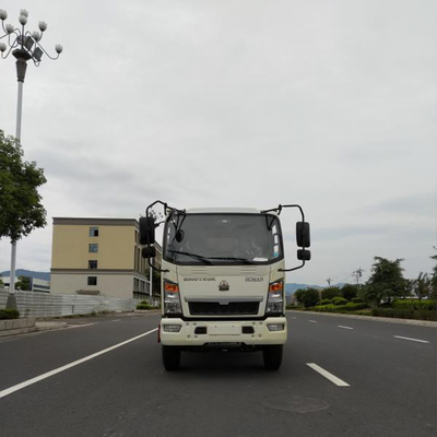 Sinotruk HOWO Homan 4X2 Kleine Mini 6-wieler dumper truck met buisloze banden in rood