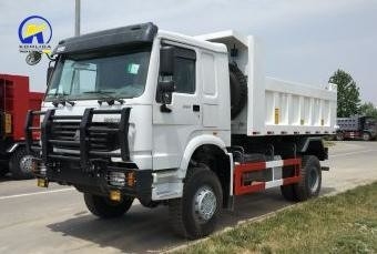 Afrika markt 6X4 4X2 platbed vrachtwagen met ventrale kantelheffing en dieselaandrijving