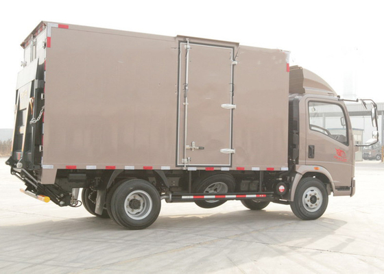 Rhd LHD 4X2 4X4 Light Mini Van Box Extended Cabin 10ton Cargo Truck in flatbed stijl