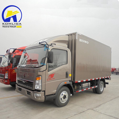 Sinotruk HOWO Hohan Cdw 4X2 Mini Van Box Cargo 3 Ton Dump Truck voor 150 pk