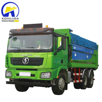 Tweedehands 8L-motor capaciteit voorste ophef Shacman 8X4 12 wielen dumptruck
