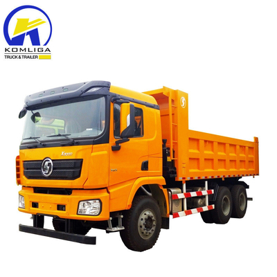 Tweedehands 8L-motor capaciteit voorste ophef Shacman 8X4 12 wielen dumptruck