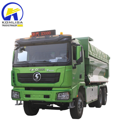 Tweedehands 8L-motor capaciteit voorste ophef Shacman 8X4 12 wielen dumptruck