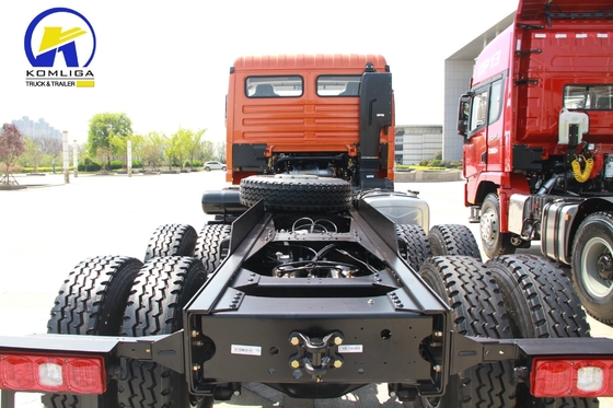 Tweedehands 8L-motor capaciteit voorste ophef Shacman 8X4 12 wielen dumptruck