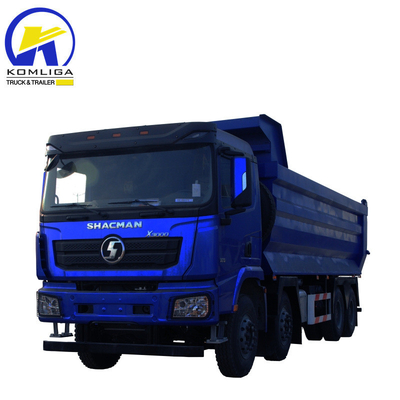Gebruikte Shacman Dump Truck 8X4 12 wielen Tipper Dumper Truck met Hw76 cabin in goede staat