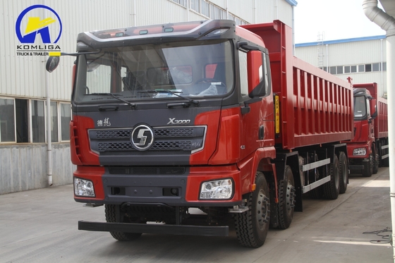 Gebruikte Shacman Dump Truck 8X4 12 wielen Tipper Dumper Truck met Hw76 cabin in goede staat