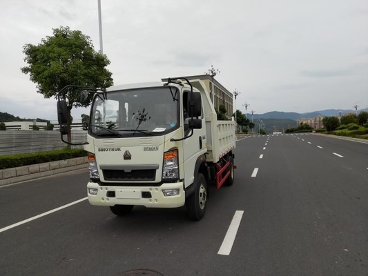 Dongfeng Sinotruk HOWO Kleine 6 banden 4x2 10m3 dumptruck met buisloze banden