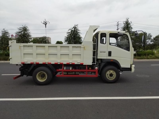 Dongfeng Sinotruk HOWO Kleine 6 banden 4x2 10m3 dumptruck met buisloze banden