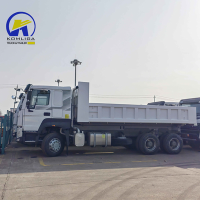 Radialbanden ontwerp Sinotruk 371HP 6X4 Tipper Dumper HOWO Dump Truck voor de bouw