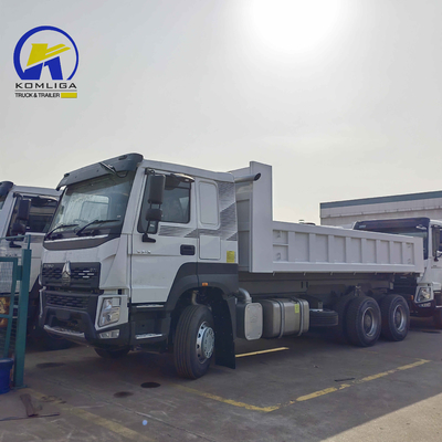 Radialbanden ontwerp Sinotruk 371HP 6X4 Tipper Dumper HOWO Dump Truck voor de bouw