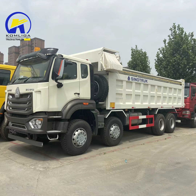 Radialbanden ontwerp Sinotruk 371HP 6X4 Tipper Dumper HOWO Dump Truck voor de bouw