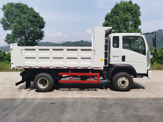 Sinotruck 4X2 lichte vrachtwagen HOWO 6 wielen vrachtwagen tipper mini dumptruck met 1