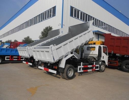 1-10 ton laadgewicht Sinotruk HOWO 5t 4X2 Dump Truck Light voor klantvereisten